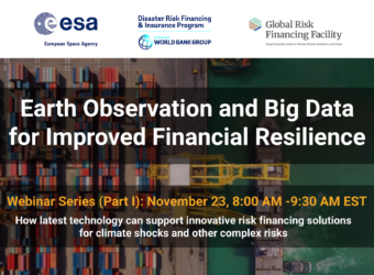 WB DRFI webinar: EO and Big Data for improved financial resilience