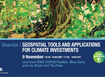 COP26 – IFAD ShareFair of geospatial tools and applications for climate investments