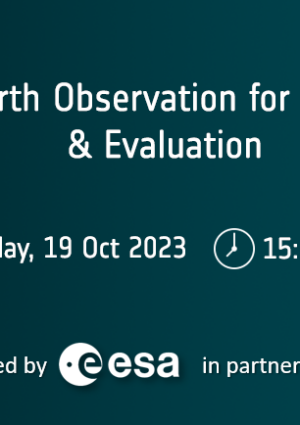 Webinar: Using Earth Observation for Monitoring & Evaluation