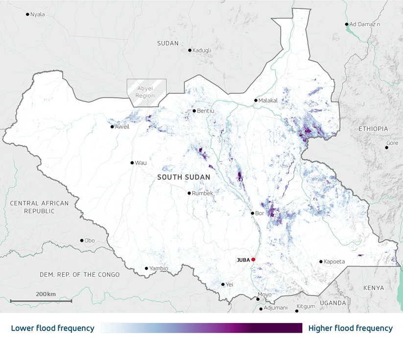 Image: Recurrent flooding in South Sudan.