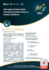 GDA AID Disaster Resilience E-Flyer (2023) 